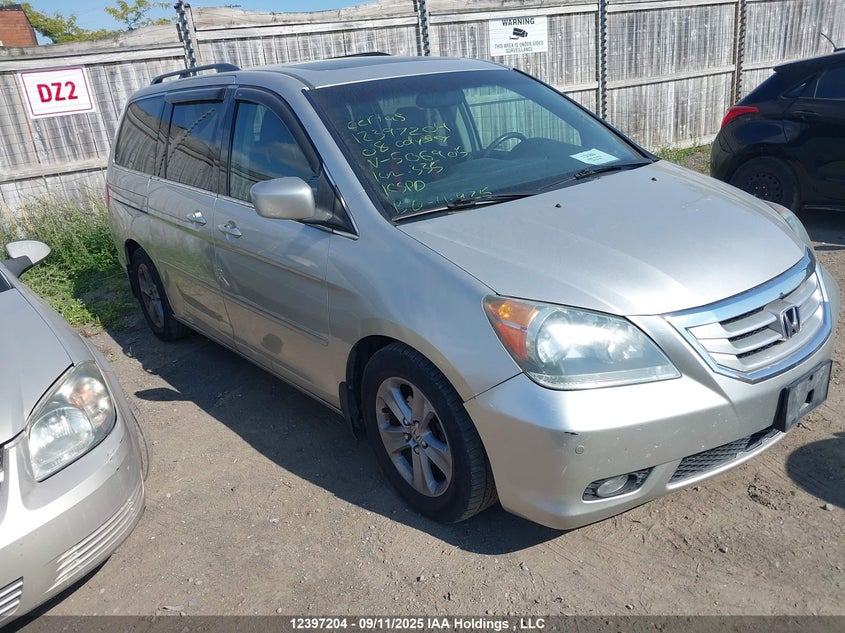 5FNRL38808B506905 2008 Honda Odyssey Touring auction photo 1