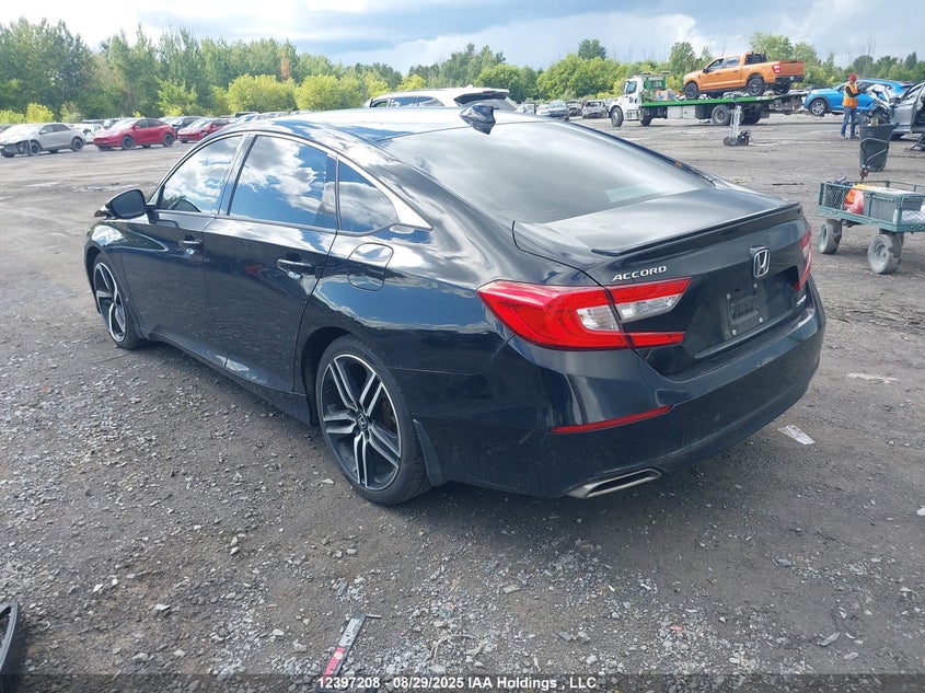 Vin: 1hgcv1f30ka804268, lot: 2775619, honda accord sport 20193