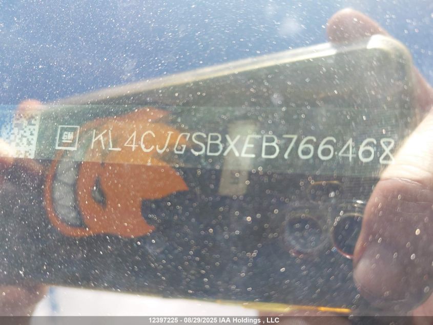 2014 Buick Encore Leather VIN: KL4CJGSBXEB766468 Lot: 12397225