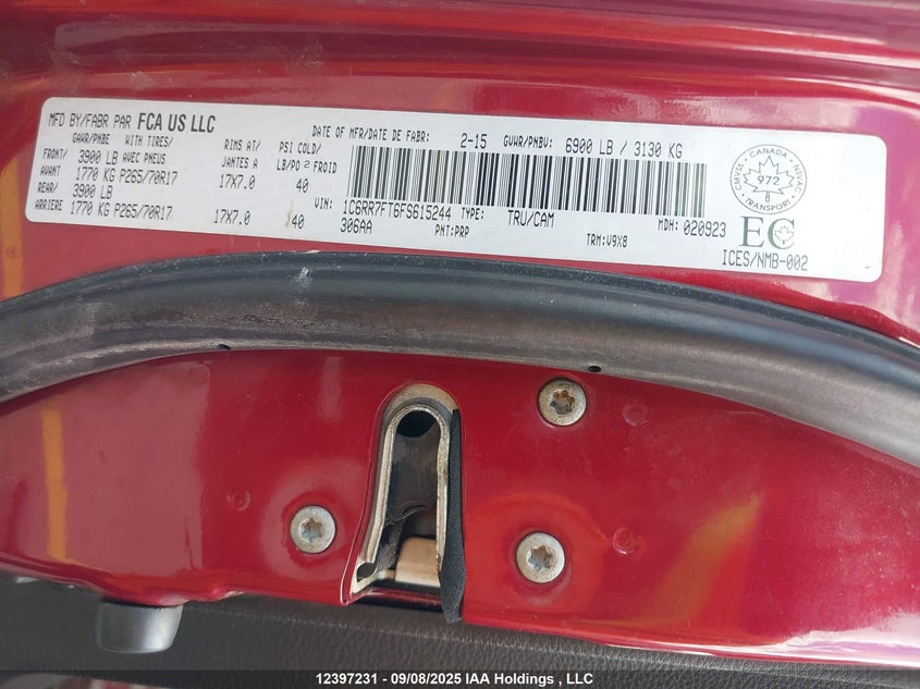 1C6RR7FT6FS615244 2015 DODGE RAM photo no. 18