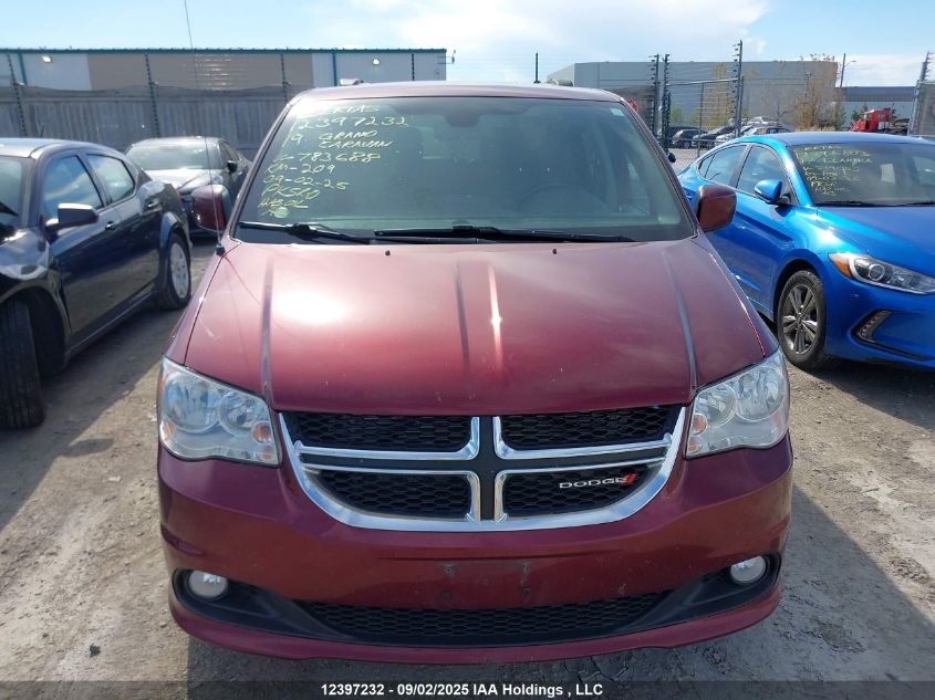 2019 Dodge Grand Caravan Se VIN: 2C4RDGBGXKR783688 Lot: 12397232
