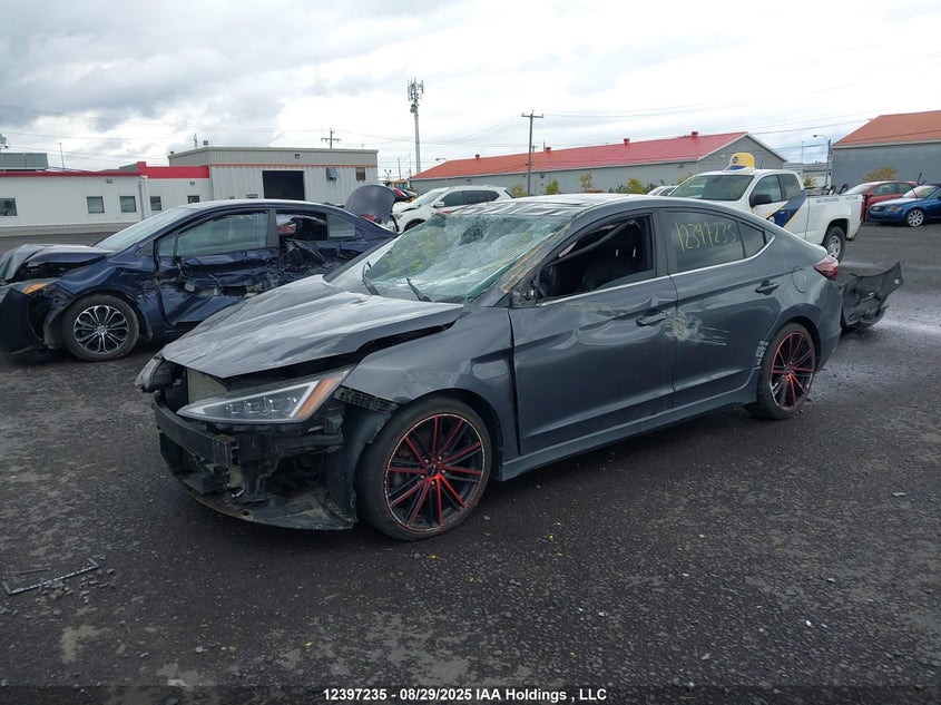 Vin: kmhd04lb7ku891286, lot: 2775647, hyundai elantra 20192