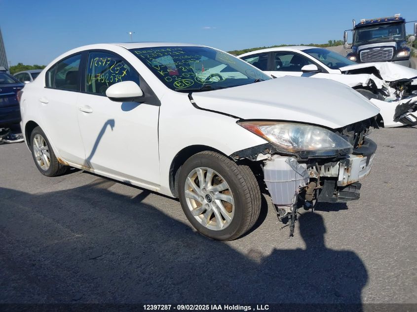 2013 Mazda 3 I VIN: JM1BL1V70D1792579 Lot: 12397287