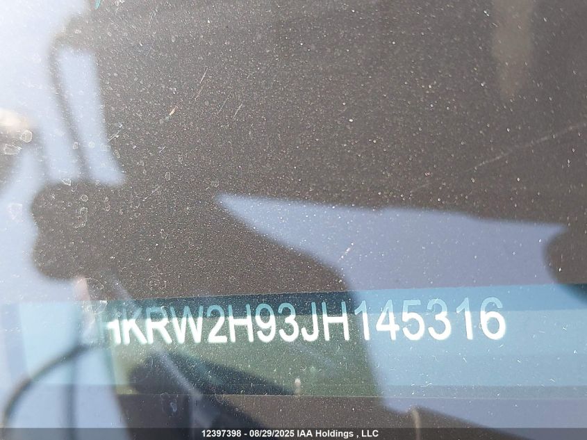 2018 Honda Cr-V Touring VIN: 2HKRW2H93JH145316 Lot: 12397398