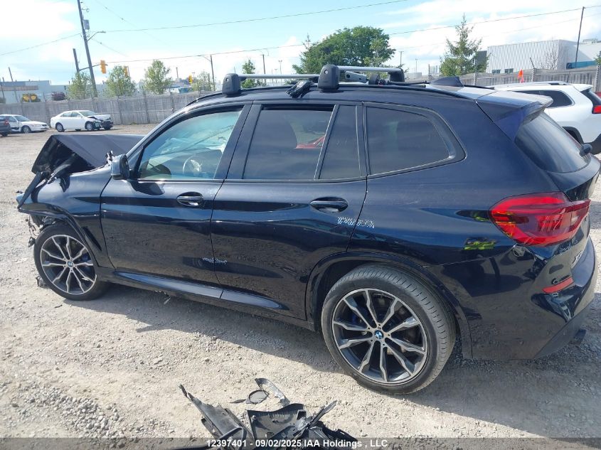 2020 BMW X3 VIN: 5UXTY5C06L9D10847 Lot: 12397401