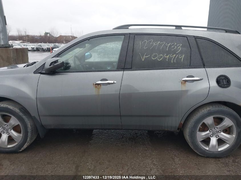 2008 Acura Mdx VIN: 2HNYD28838H004414 Lot: 12397433
