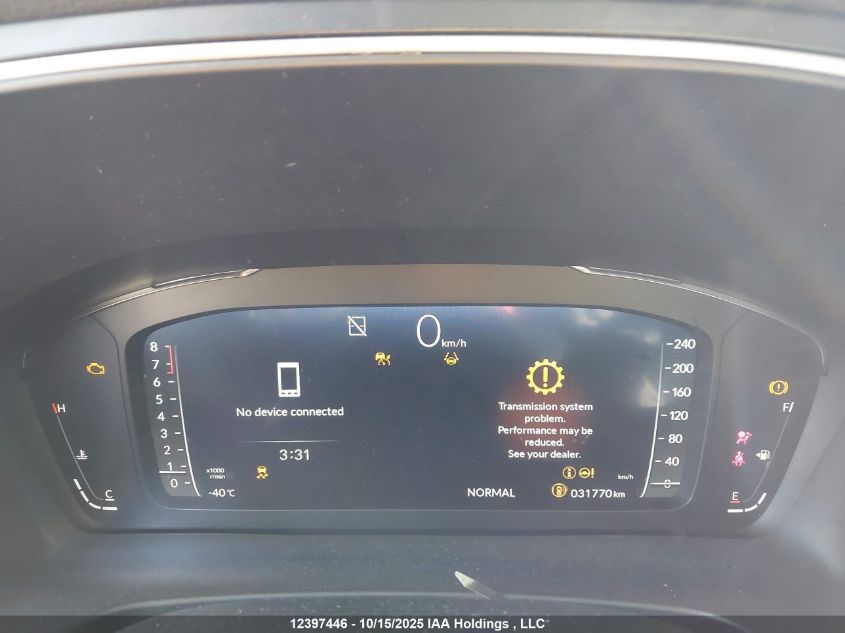 2025 Honda Pilot VIN: 5FNYG1H71SB500646 Lot: 12397446