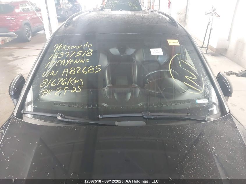 2017 Porsche Cayenne Gts VIN: WP1AD2A28HLA82685 Lot: 12397518