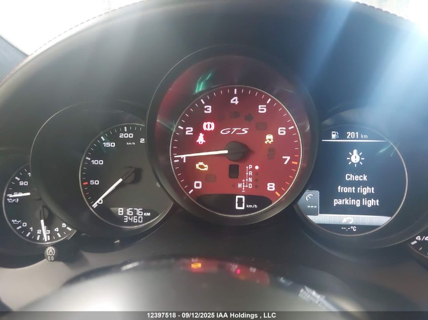 2017 Porsche Cayenne Gts VIN: WP1AD2A28HLA82685 Lot: 12397518