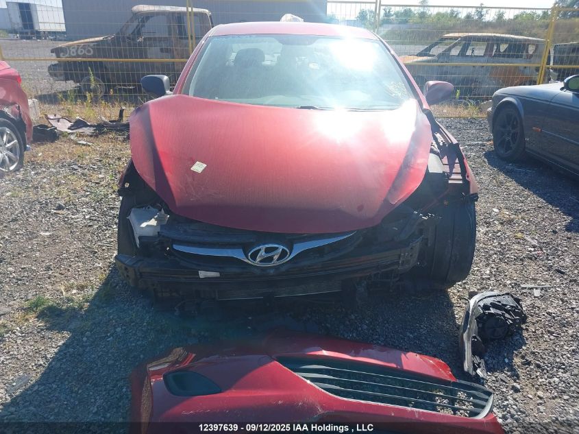 2013 Hyundai Elantra Gl VIN: 5NPDH4AE0DH396032 Lot: 12397639