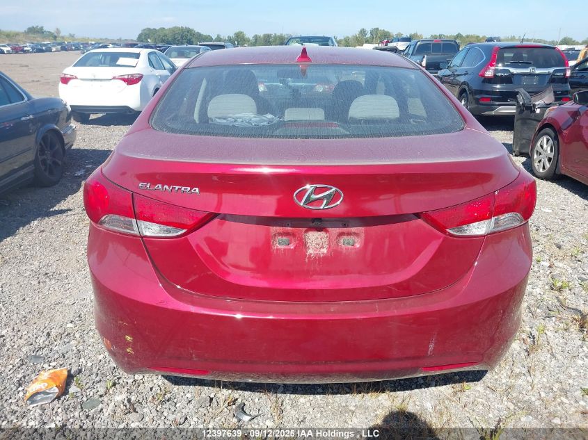 2013 Hyundai Elantra Gl VIN: 5NPDH4AE0DH396032 Lot: 12397639