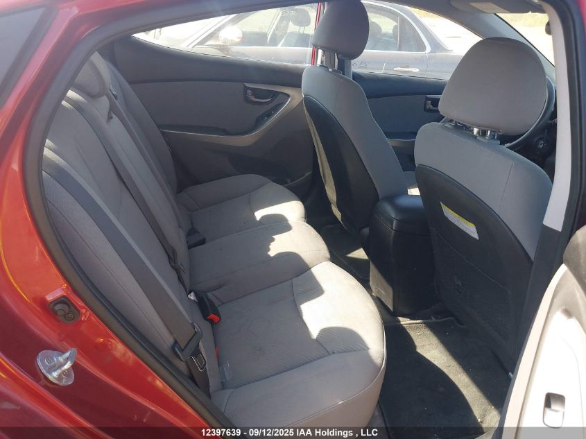 2013 Hyundai Elantra Gl VIN: 5NPDH4AE0DH396032 Lot: 12397639