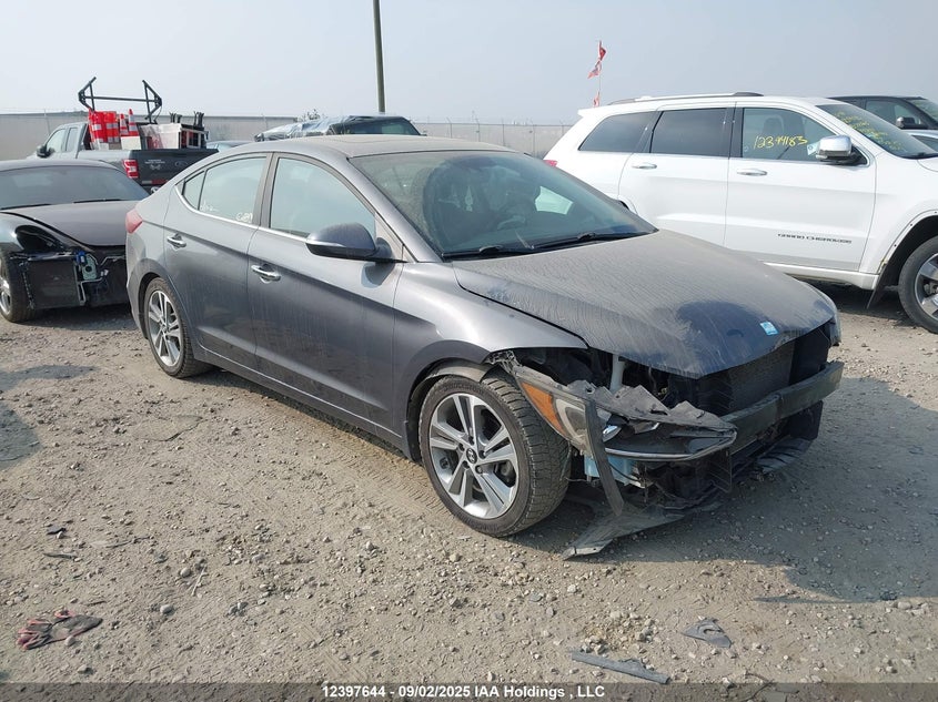 KMHD84LF2HU172970 2017 Hyundai Elantra Limited Ultimate auction photo 1