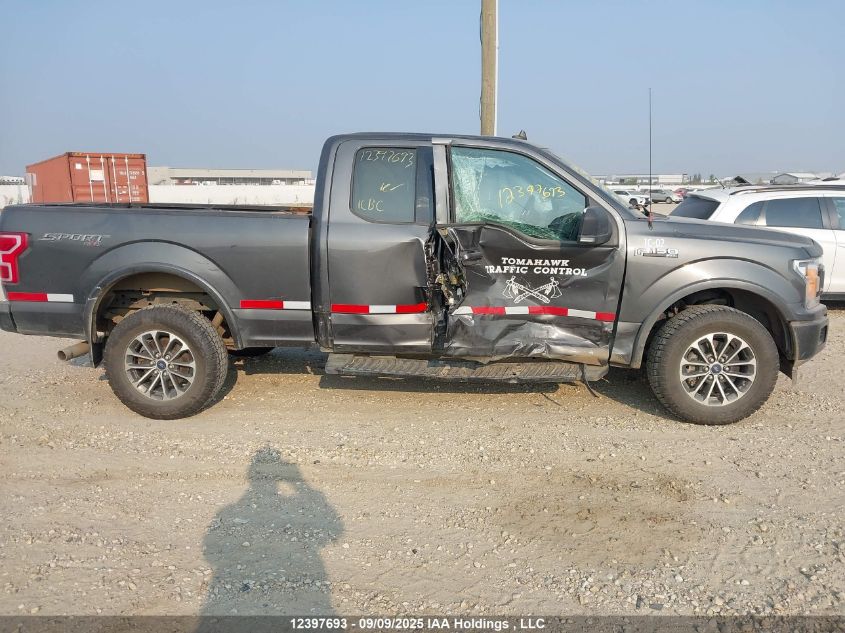 2019 Ford F150 Super Cab VIN: 1FTFX1E51KKD10262 Lot: 12397693