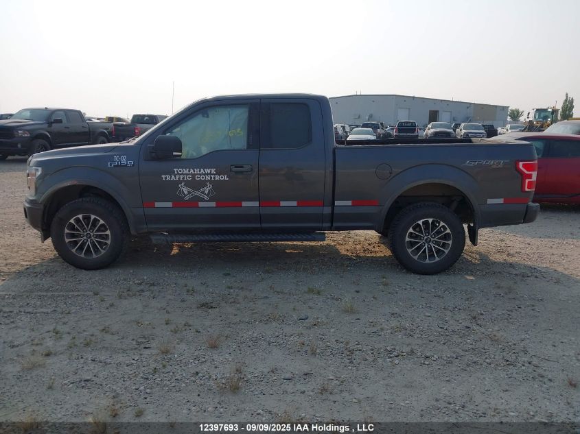 2019 Ford F150 Super Cab VIN: 1FTFX1E51KKD10262 Lot: 12397693