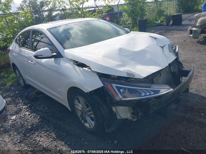KMHD84LF1KU801321 2019 Hyundai Elantra Preferred auction photo 1