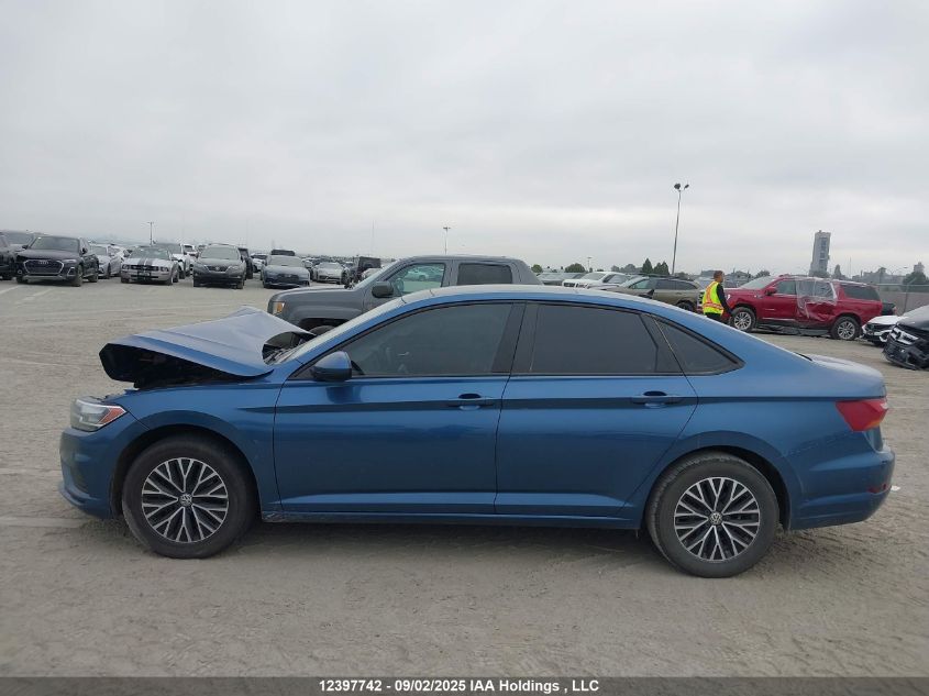 2019 Volkswagen Jetta Sel VIN: 3VWE57BU8KM035558 Lot: 12397742