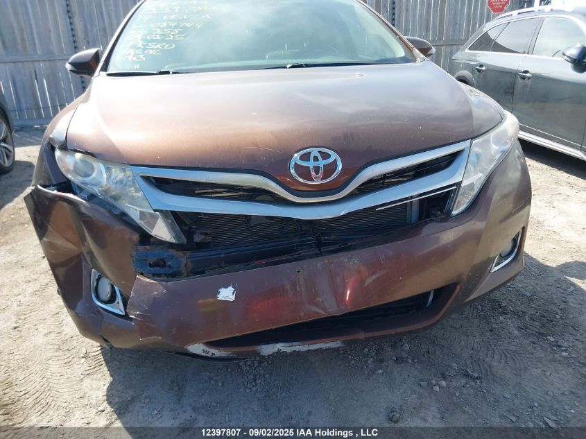 2014 Toyota Venza Le/Xle VIN: 4T3ZA3BB5EU084744 Lot: 12397807