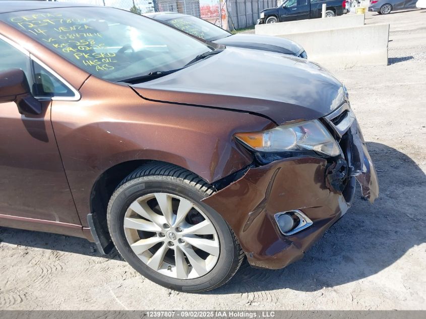 2014 Toyota Venza Le/Xle VIN: 4T3ZA3BB5EU084744 Lot: 12397807