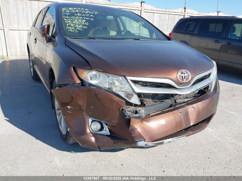 2014 Toyota Venza Le/Xle VIN: 4T3ZA3BB5EU084744 Lot: 12397807