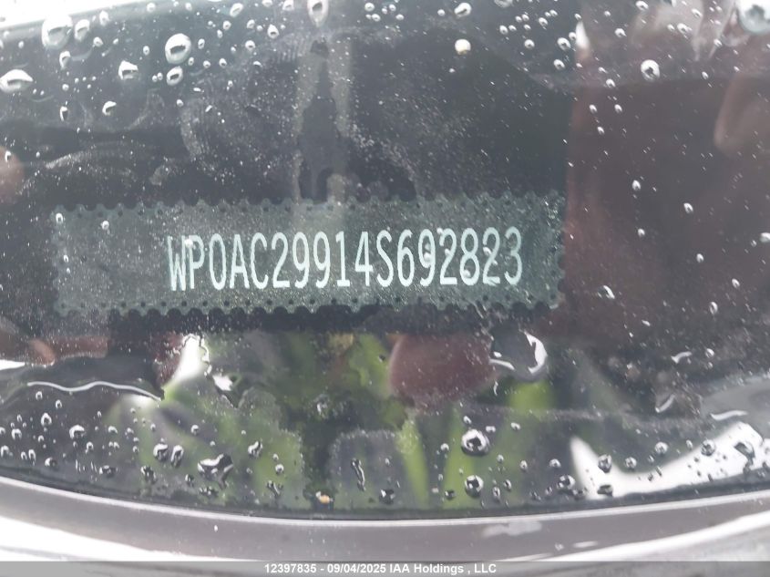 2004 Porsche 911 Gt3 VIN: WP0AC29914S692823 Lot: 12397835