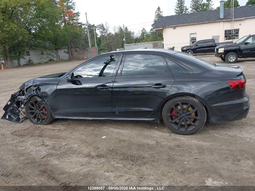 2024 Audi S4 3.0T Technik VIN: WAUC4AF44RA005904 Lot: 12398057