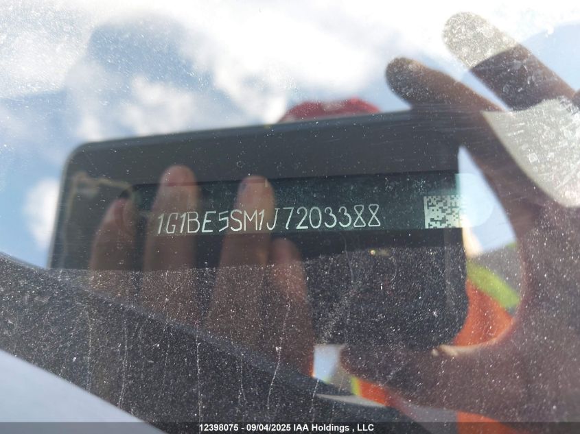 2018 Chevrolet Cruze VIN: 1G1BE5SM1J7203388 Lot: 12398075