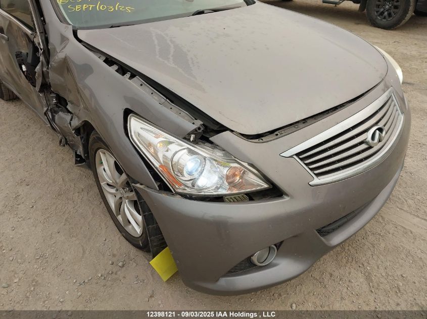 2012 Infiniti G37 VIN: JN1CV6AR8CM678591 Lot: 12398121