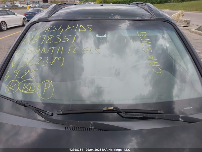 2010 Hyundai Santa Fe Gls VIN: 5NMSGDAG5AH362379 Lot: 12398351