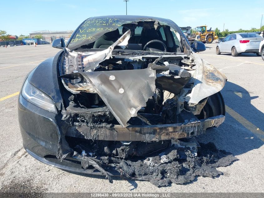 2025 Tesla Model 3 Long Range VIN: 5YJ3E1EB7SF883372 Lot: 12398430