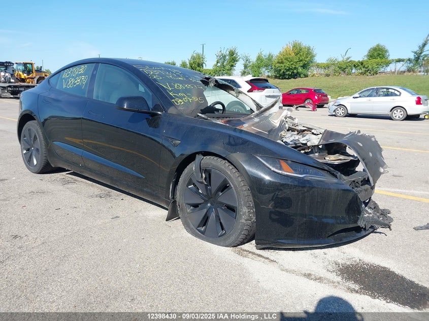 5YJ3E1EB7SF883372 2025 Tesla Model 3 Long Range auction photo 1
