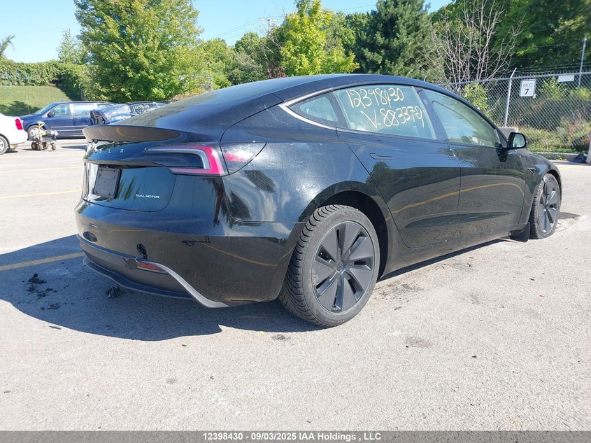 5YJ3E1EB7SF883372 2025 TESLA MODEL 3 photo no. 4