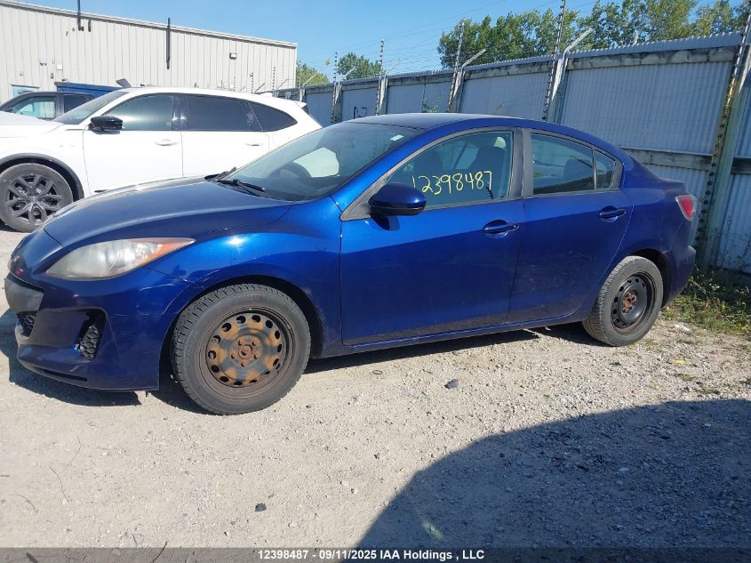 2013 Mazda 3 I VIN: JM1BL1UF8D1793861 Lot: 12398487