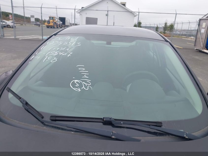 2011 Ford Fiesta Se VIN: 3FADP4EJ8BM155407 Lot: 12398573