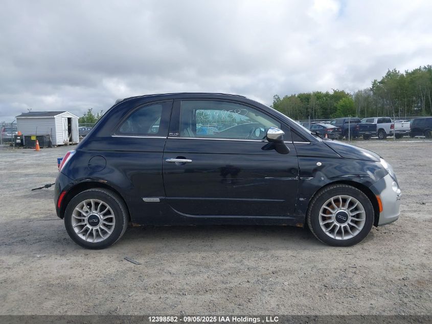 2012 Fiat 500 Lounge VIN: 3C3CFFER2CT305629 Lot: 12398582