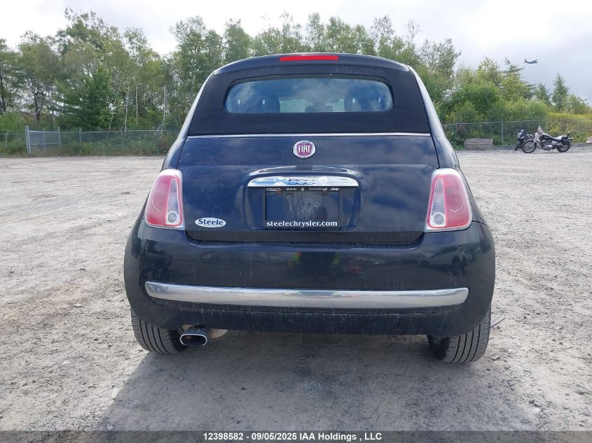 2012 Fiat 500 Lounge VIN: 3C3CFFER2CT305629 Lot: 12398582