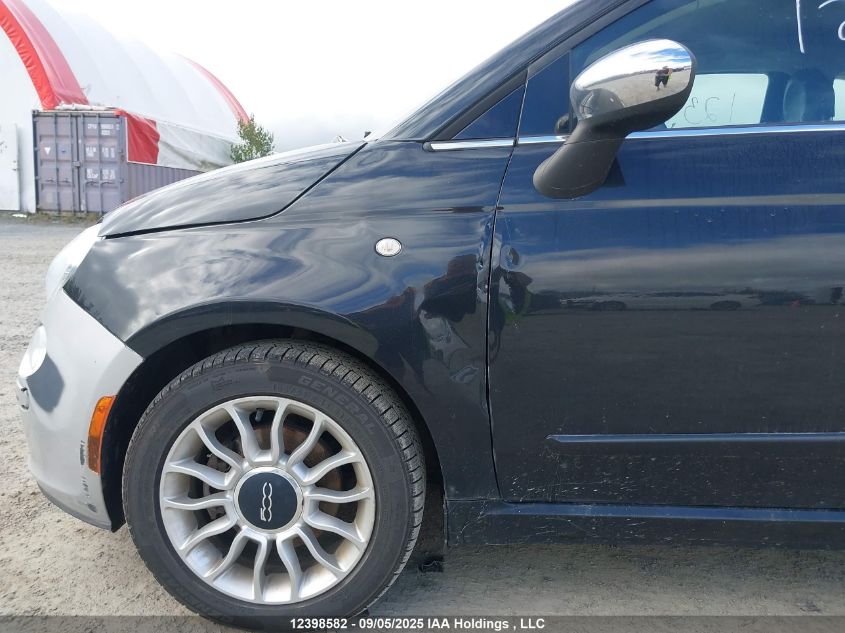 2012 Fiat 500 Lounge VIN: 3C3CFFER2CT305629 Lot: 12398582