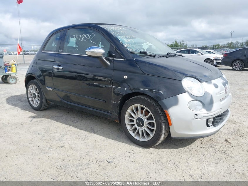 3C3CFFER2CT305629 2012 Fiat 500 Lounge auction photo 1