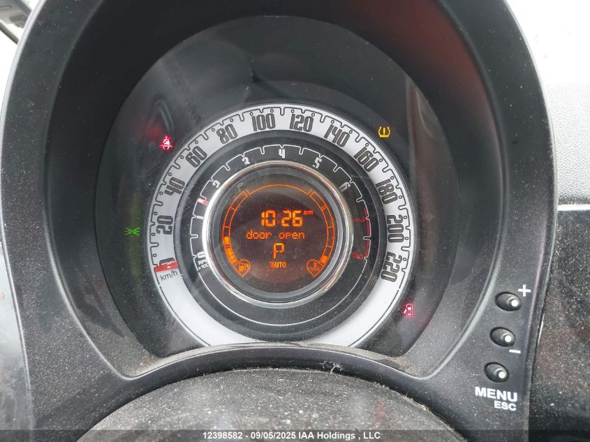 2012 Fiat 500 Lounge VIN: 3C3CFFER2CT305629 Lot: 12398582