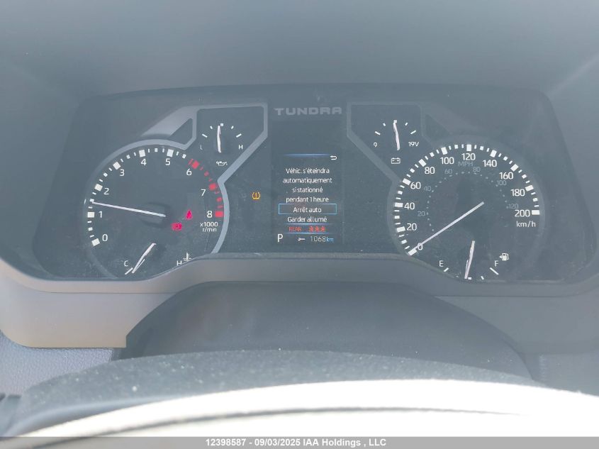 2025 Toyota Tundra Crewmax Sr/Crewmax Sr5 VIN: 5TFLA5DB4SX246241 Lot: 12398587