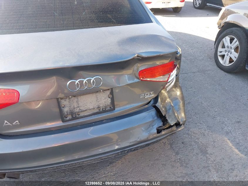 2013 Audi A4 Premium Plus VIN: WAUHFCFL0DN016953 Lot: 12398652