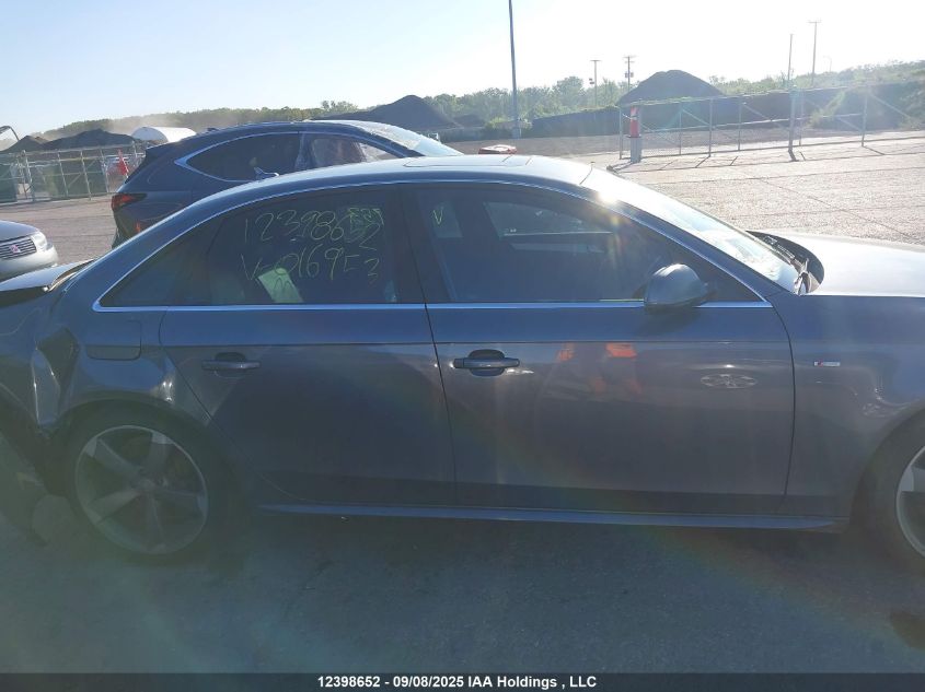 2013 Audi A4 Premium Plus VIN: WAUHFCFL0DN016953 Lot: 12398652