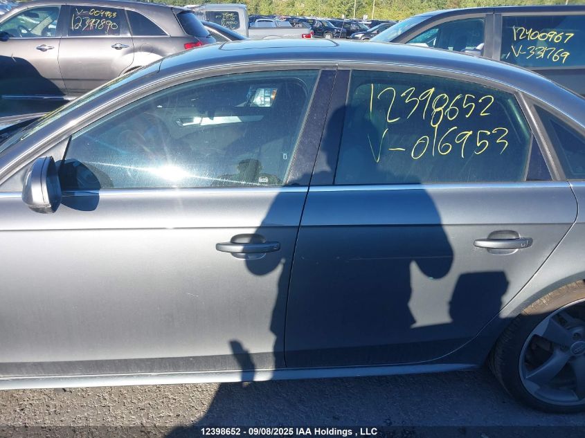 2013 Audi A4 Premium Plus VIN: WAUHFCFL0DN016953 Lot: 12398652