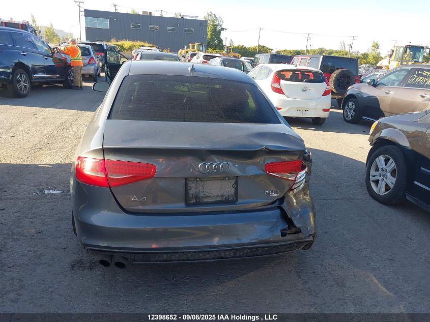 2013 Audi A4 Premium Plus VIN: WAUHFCFL0DN016953 Lot: 12398652