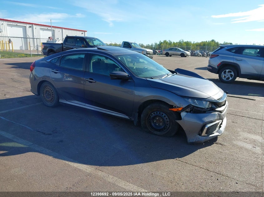 2HGFC2F73KH020468 2019 Honda Civic Ex auction photo 1