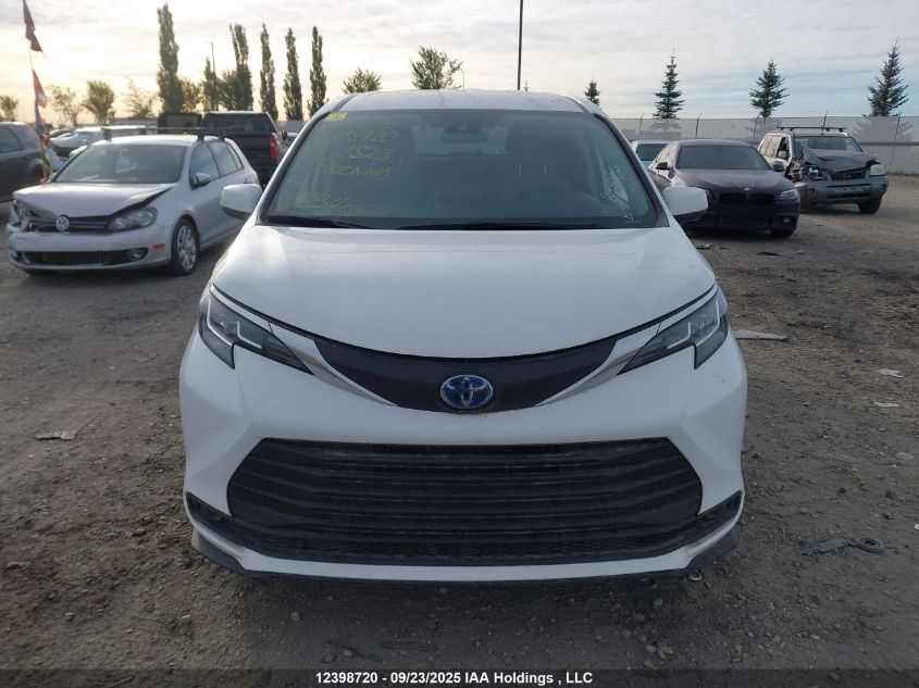 2021 Toyota Sienna Le 8-Passenger VIN: 5TDGRKEC5MS067523 Lot: 12398720