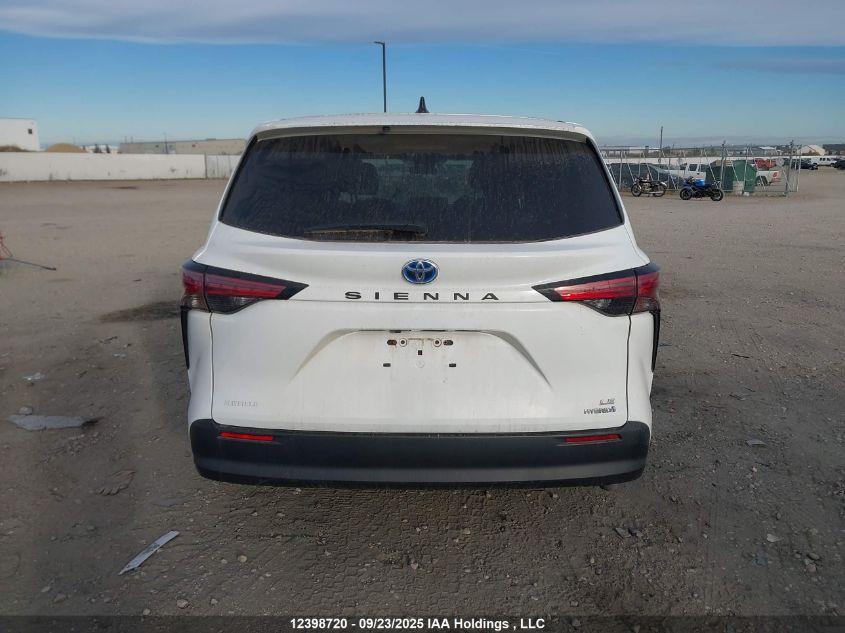 2021 Toyota Sienna Le 8-Passenger VIN: 5TDGRKEC5MS067523 Lot: 12398720