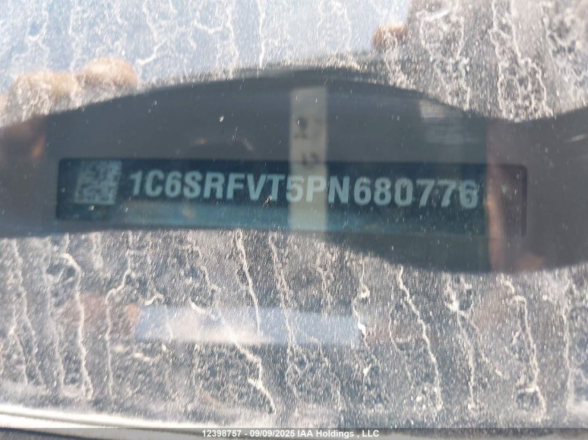 2023 Ram 1500 Sport VIN: 1C6SRFVT5PN680776 Lot: 12398757