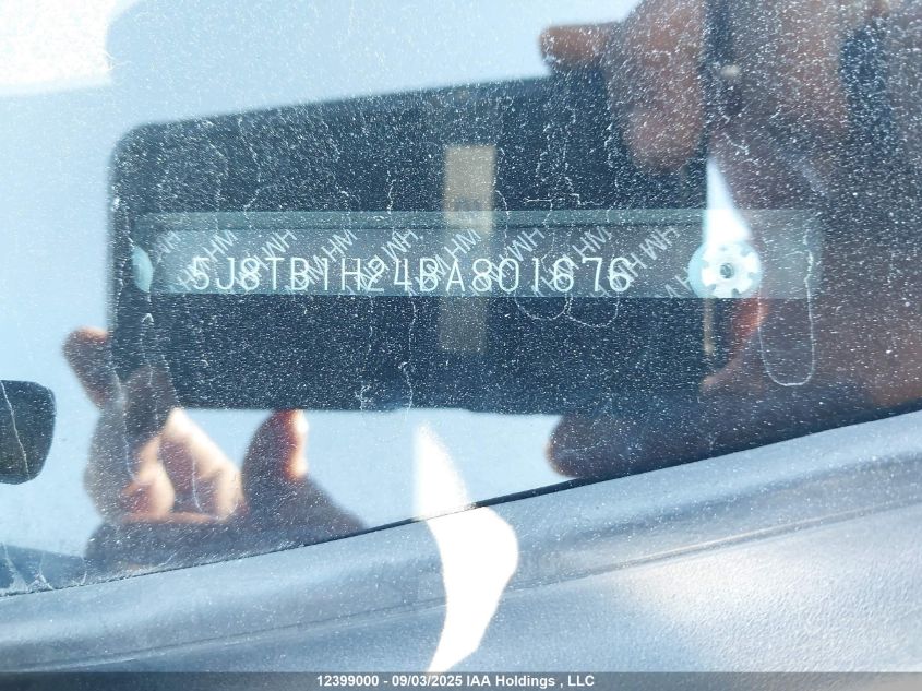 2011 Acura Rdx VIN: 5J8TB1H24BA801676 Lot: 12399000