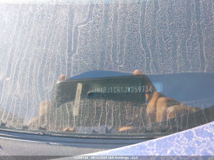 2018 Nissan Qashqai S/Sl/Sv VIN: JN1BJ1CR1JW259734 Lot: 12399134